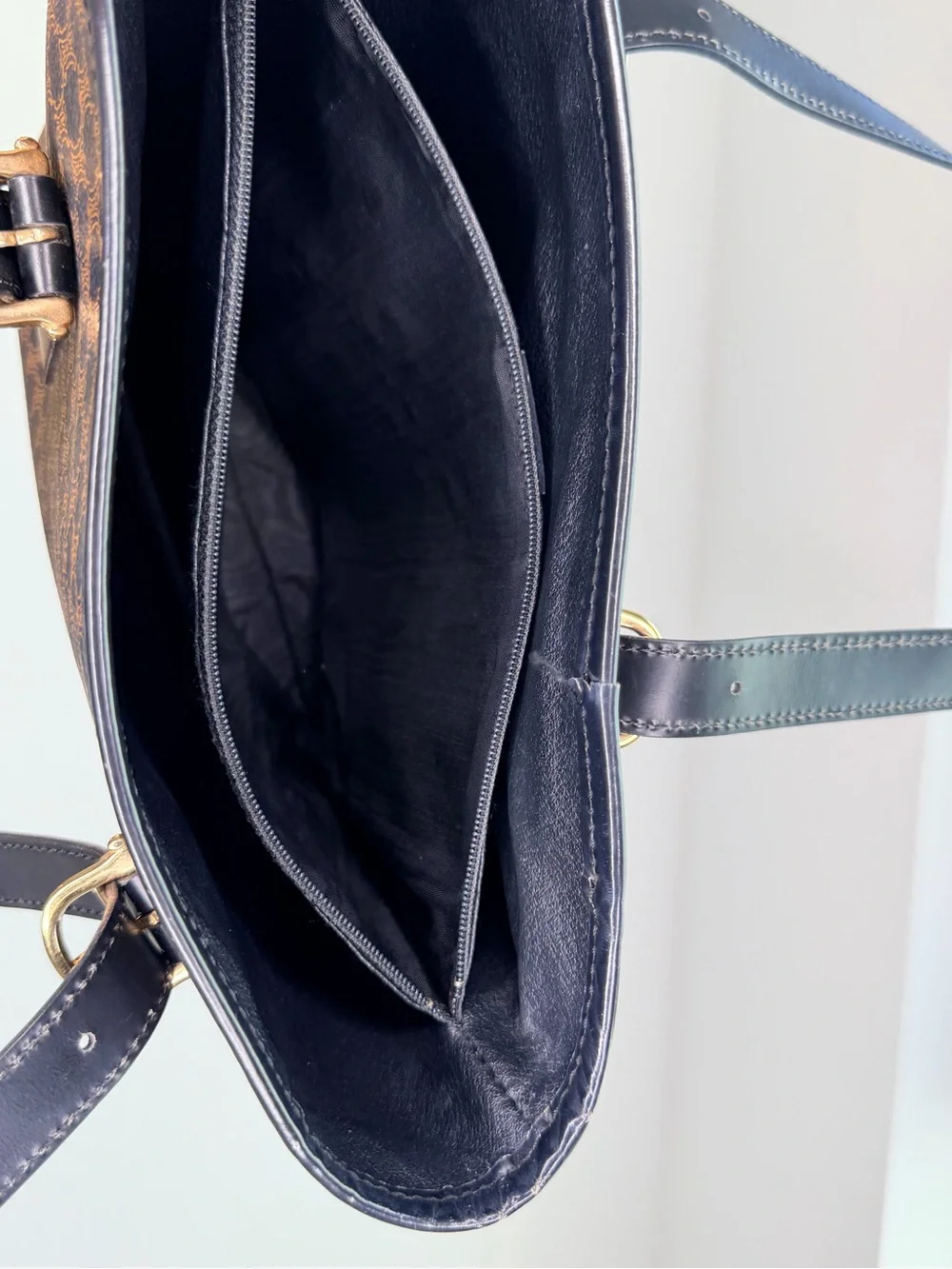 Vintage Celine Macadam Triomphe Canvas Tote
